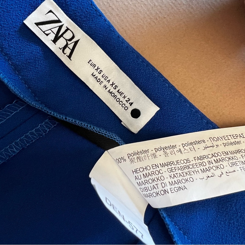 Zara Cobalt Blue Trouser Pants - Picture 7 of 15